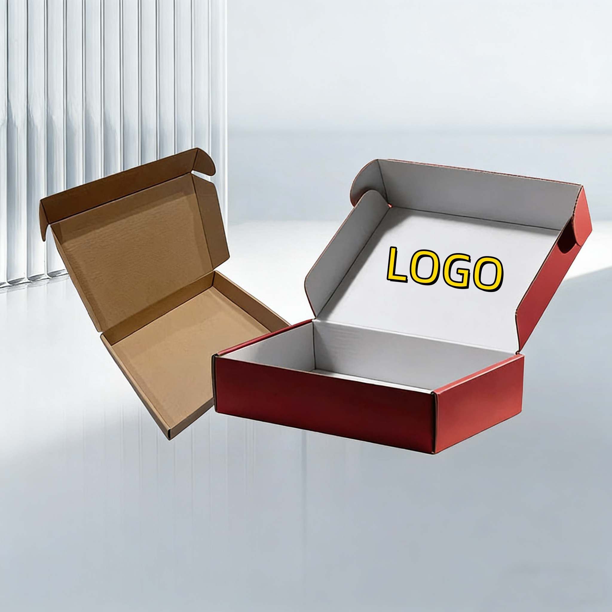 Flat Floding Magnetic Decorative folding paper rigid box Gift Box luxury packaging Custom logo Magnet ribbon Paper box