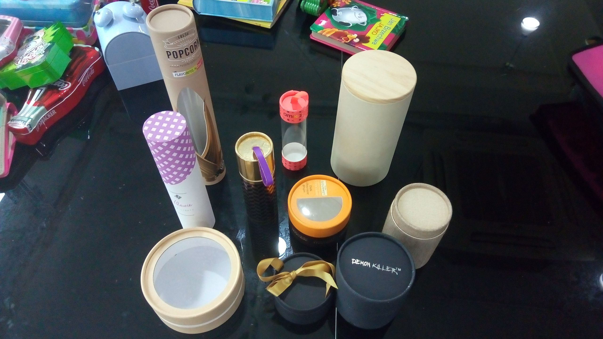 OEM Custom Handmade Round Cardboard Gift Box