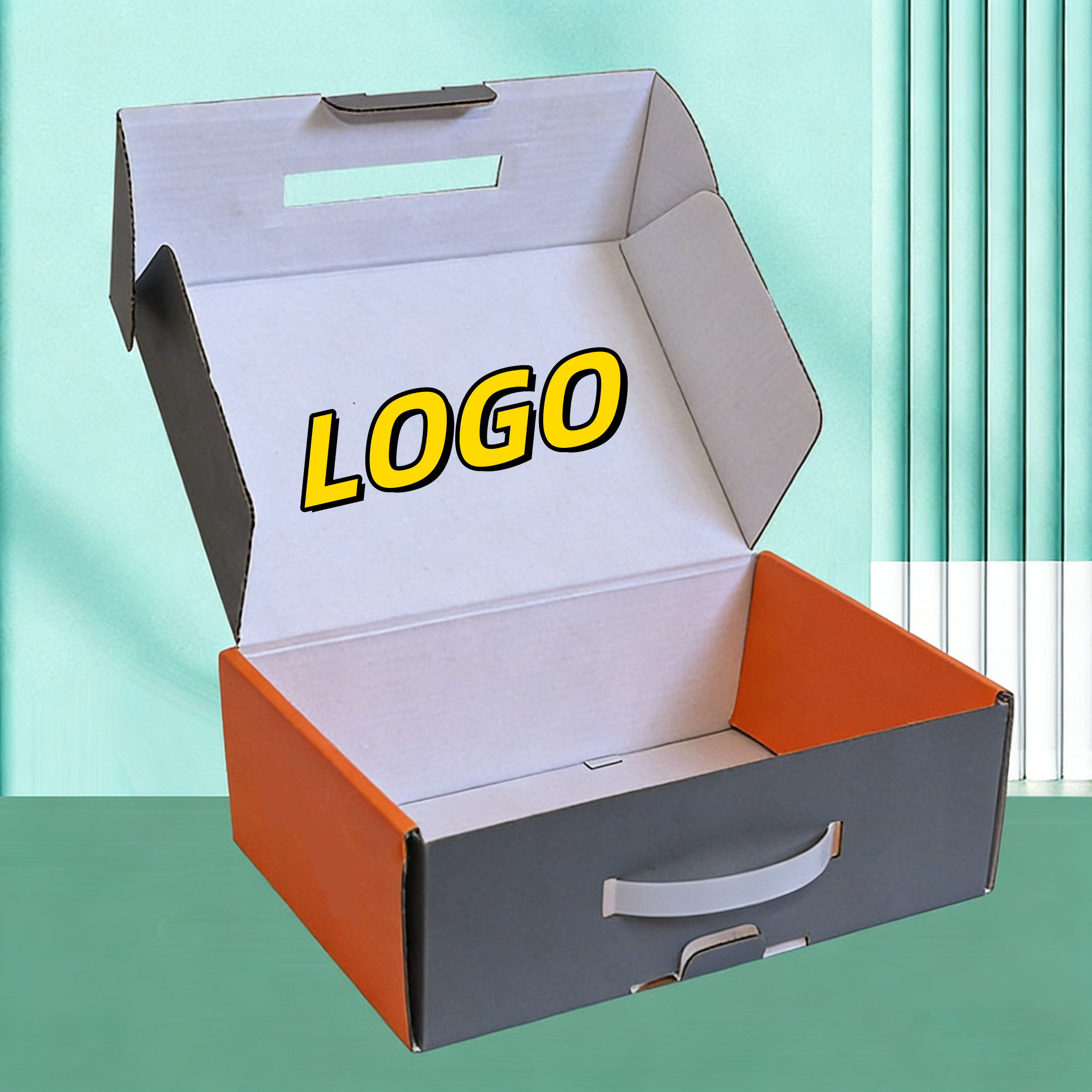 Flat Floding Magnetic Decorative folding paper rigid box Gift Box luxury packaging Custom logo Magnet ribbon Paper box