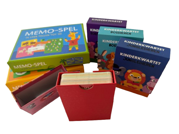 Educational Flash Cards for Curious Kids / Premium Game Card Boxes