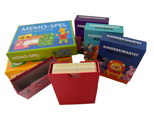 Educational Flash Cards for Curious Kids / Premium Game Card Boxes